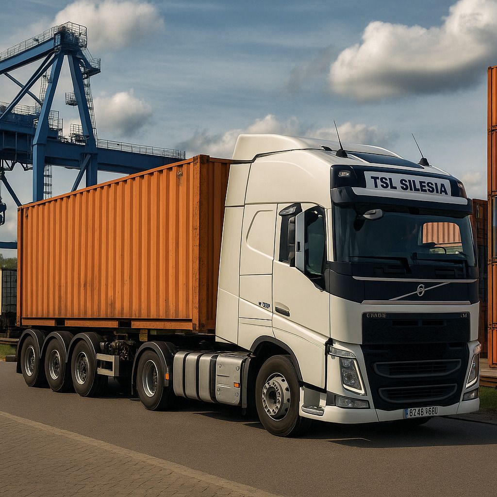 Oferta spedycyjna TSL Silesia – obsługa kontenerowa w relacji Rotterdam – Polska i inne porty Europy Zachodniej