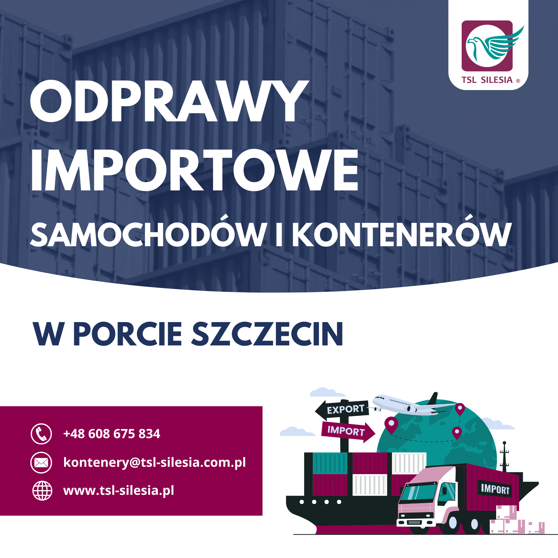 Odprawy Importowe Samochodów i Kontenerów – Port Szczecin